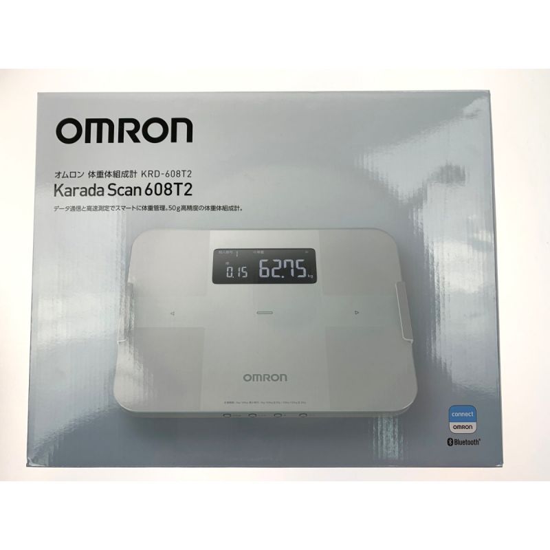 中古】 OMRON オムロン 体重体組成計 カラダスキャン KRD-608T2-W 