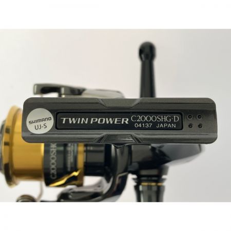  SHIMANO シマノ 20ツインパワー C2000SHG ゴメクサスリールスタンド付き 04137