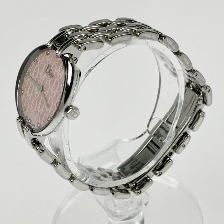  Christian Dior クリスチャンディオール バギラ クォーツ ピンク 12Pダイヤ CD092110