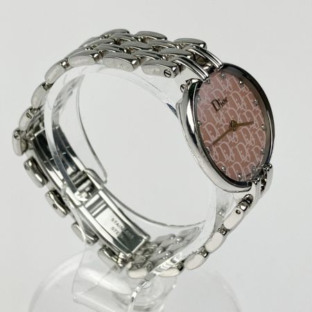  Christian Dior クリスチャンディオール バギラ クォーツ ピンク 12Pダイヤ CD092110