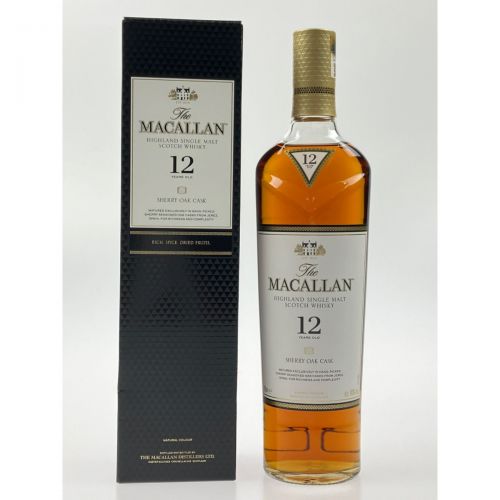 中古】 The MACALLAN マッカラン 12年 シェリーオークカスク 700ml N