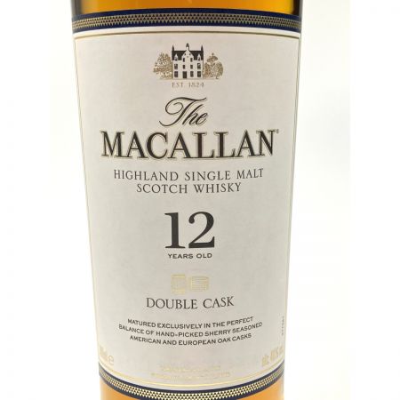  The MACALLAN マッカラン 12年 ダブルカスク 700ml 未開栓