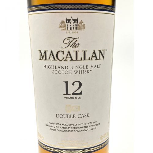 中古】 The MACALLAN マッカラン 12年 ダブルカスク 700ml Nランク