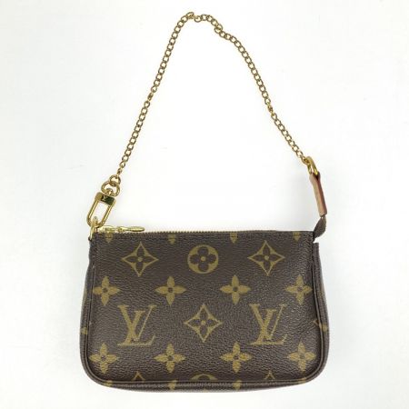  LOUIS VUITTON ルイヴィトン モノグラム ミニポシェット アクセソワール  M58009 ブラウン