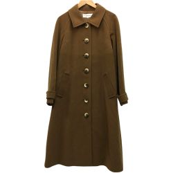 ▽▽ Yves Saint Laurent イブサンローラン ロングコート サイズ表記38 ブラウン Cランク
