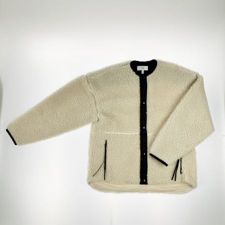  HYKE ハイク レディース ボアジャケット アイボリー size1 17176 012 アイボリー
