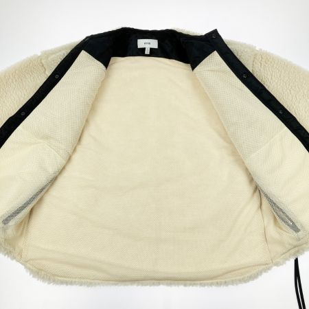  HYKE ハイク レディース ボアジャケット アイボリー size1 17176 012 アイボリー