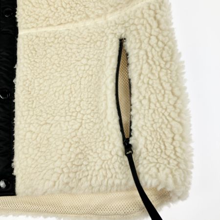  HYKE ハイク レディース ボアジャケット アイボリー size1 17176 012 アイボリー