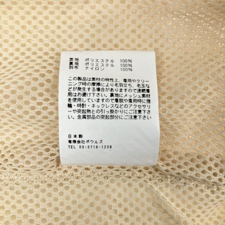  HYKE ハイク レディース ボアジャケット アイボリー size1 17176 012 アイボリー