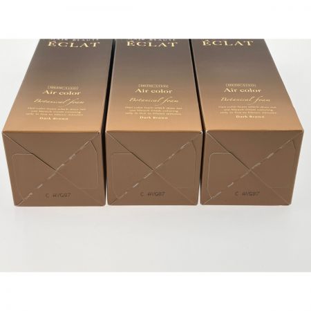  フューチャーラボ ヘアボーテ エクラ ボタニカル エアカラーフォーム ダークブラウン 150g 3本セット 未開封