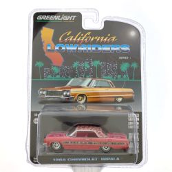 ▽▽ グリーンライト カリフォルニア ローライダー 1964 シボレー インパラ 1/64 Nランク