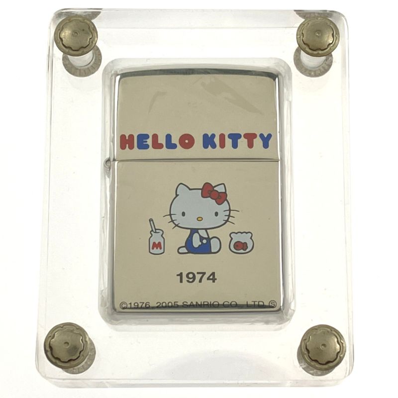 中古】 ZIPPO ハローキティ 1974デザイン 限定500個モデル シリアル200