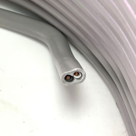  太陽ケーブルテック TEIKOKU VVFケーブル 2×2.0ｍｍ 100m 灰 黒白