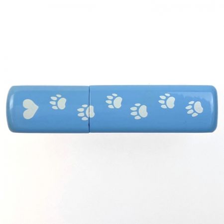   ZIPPO フレンチブルドッグ ブルー 3面加工 ジッポー