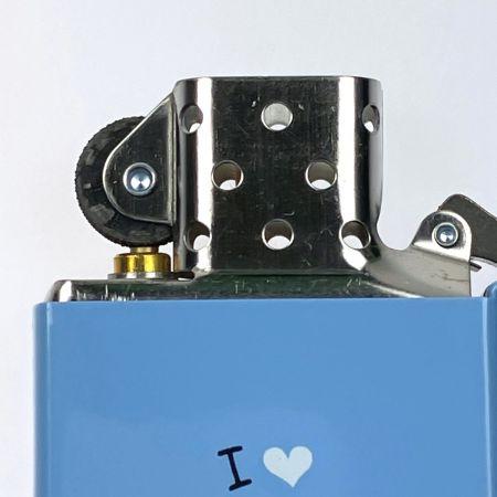   ZIPPO フレンチブルドッグ ブルー 3面加工 ジッポー