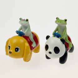 ▽▽ ダイカイ Copeau カエルのコポー 犬の乗物 パンダの乗物 コポミ 2個セット Bランク