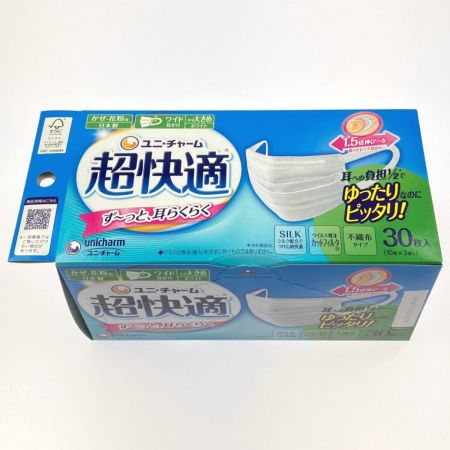  ユニ・チャーム 超快適 マスク プリーツタイプ やや大きめ 30枚入12箱セット