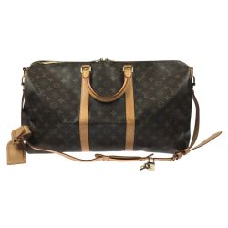 ▽▽ LOUIS VUITTON ルイヴィトン モノグラム キーポル・バンドリエール 50 ボストンバッグ M41416 Bランク