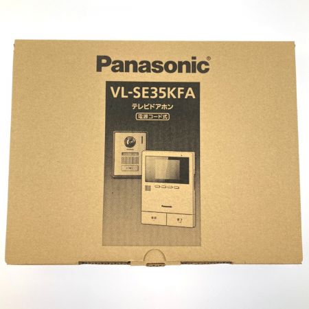  Panasonic パナソニック テレビドアホン 電源コード式 VL-SE35KFA 開封未使用品