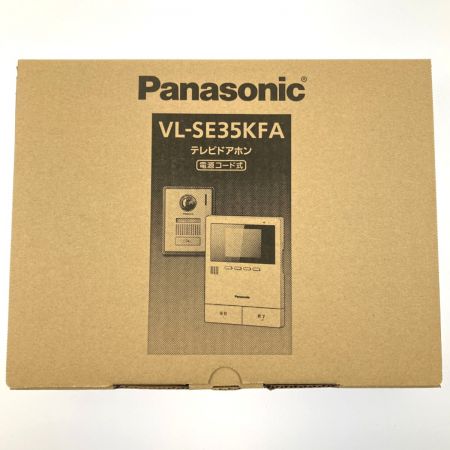  Panasonic パナソニック テレビドアホン 電源コード式 VL-SE35KFA 開封未使用品