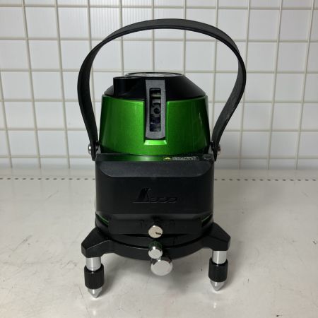 シンワ測定 グリーンレーザー レーザー墨出し器 バッテリーx1 ACアダプタ ケース付 70885 グリーン