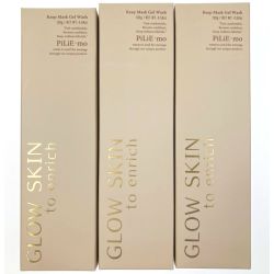 ▽▽ MEBIA PiLiE・mo ピリモ キープマスクジェルウォッシュ 洗顔料 130g 3本セット Nランク