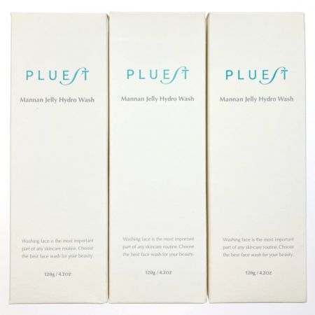  PLUEST プルエスト マンナンジェリー ハイドロウォッシュ 洗顔料 120g 3本セット