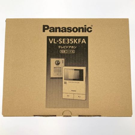  Panasonic パナソニック テレビドアホン 電源コード式 VL-SE35KFA 開封未使用品