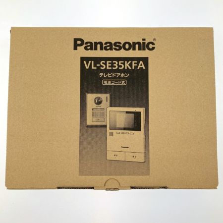  Panasonic パナソニック テレビドアホン 電源コード式 VL-SE35KFA 開封未使用品