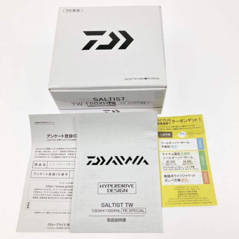 中古】 DAIWA ダイワ 23ソルティスト TW 100XHL PE SPECIAL 左ハンドル