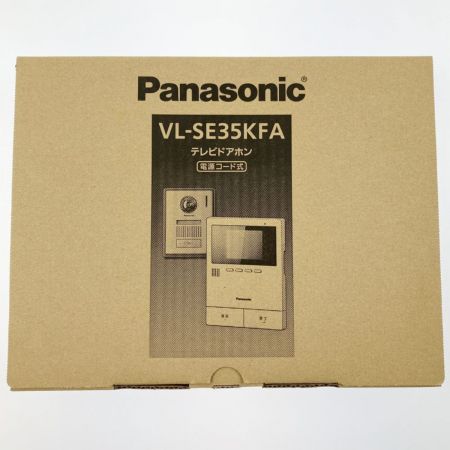  Panasonic パナソニック テレビドアホン 電源コード式 VL-SE35KFA 開封未使用品