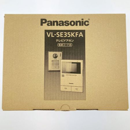  Panasonic パナソニック テレビドアホン 電源コード式 VL-SE35KFA 開封未使用品