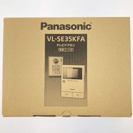  Panasonic パナソニック テレビドアホン 電源コード式 VL-SE35KFA 開封未使用品