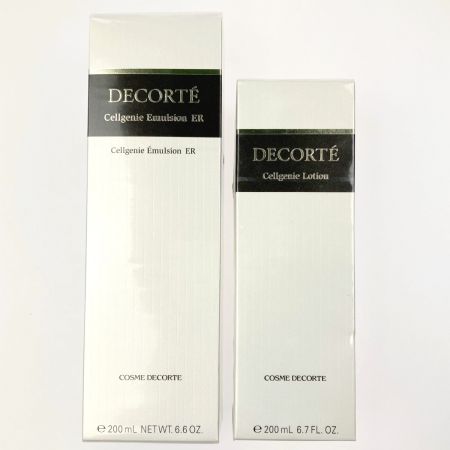  コスメデコルテ COSME DECORTE セルジェニー ローション エマルジョン ER 200mL 2本 未開封