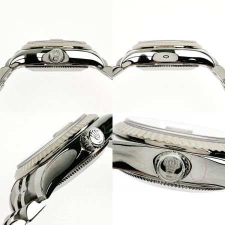  ROLEX ロレックス デイトジャスト 2Pダイヤ シェルダイヤル 179174