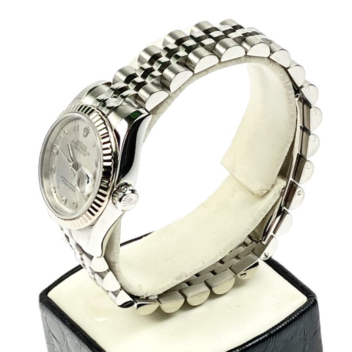 ▽▽ROLEX デイトジャスト 2Pダイヤ シェルダイヤル 179174 ROLEX ロレックス デイトジャスト 2Pダイヤ シェルダイヤル 179174