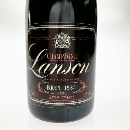  LANSON シャンパン BRUT 1985 750ml 12.5％ 未開栓