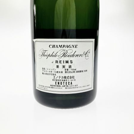  テオフィル THEOPHILE ROEDERER REIMS 750ml 12% 未開栓