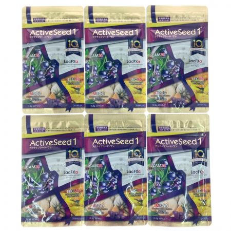  ベネシード アクティブシード・ワン LacFXα 60粒6袋セット 賞味期限2026.01