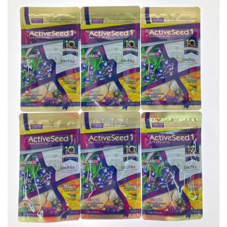  ベネシード アクティブシード・ワン LacFXα 60粒6袋セット 賞味期限2025.10
