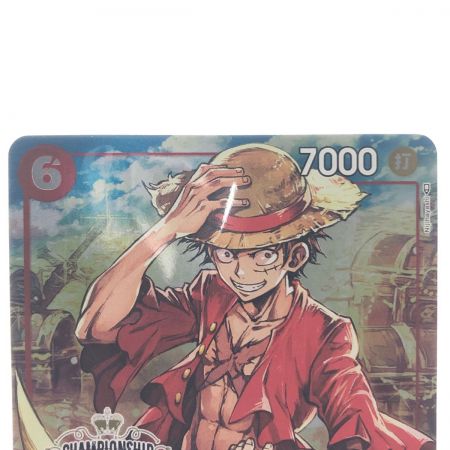   ワンピースカード モンキー・D・ルフィ CHAMPIONSHIP P-001P