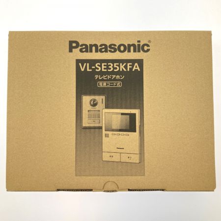  Panasonic パナソニック テレビドアホン 電源コード式 VL-SE35KFA 開封未使用品