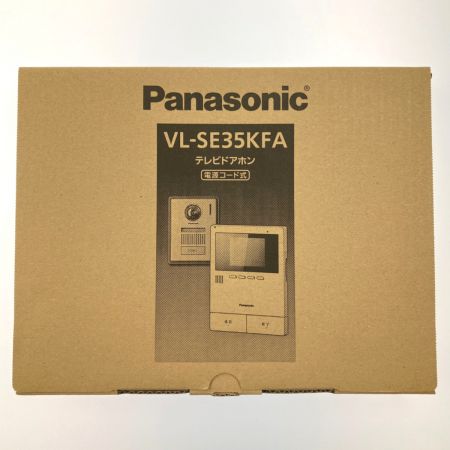  Panasonic パナソニック テレビドアホン 電源コード式 VL-SE35KFA 開封未使用品