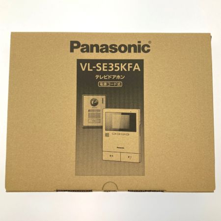  Panasonic パナソニック テレビドアホン 電源コード式 VL-SE35KFA 開封未使用品