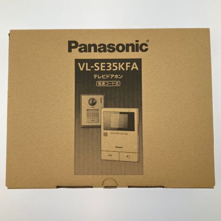  Panasonic パナソニック テレビドアホン 電源コード式 VL-SE35KFA 開封未使用品