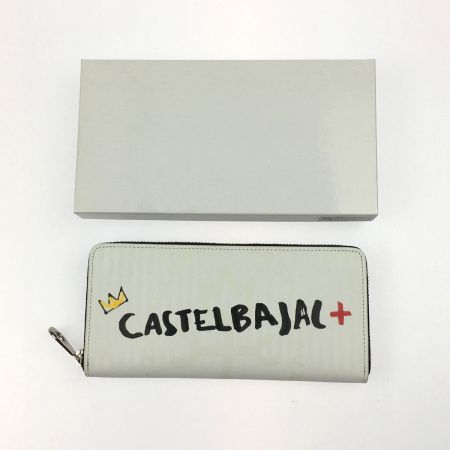  CASTELBAJAC カステルバジャック 長財布 ラウンドファスナー 078615 ホワイト