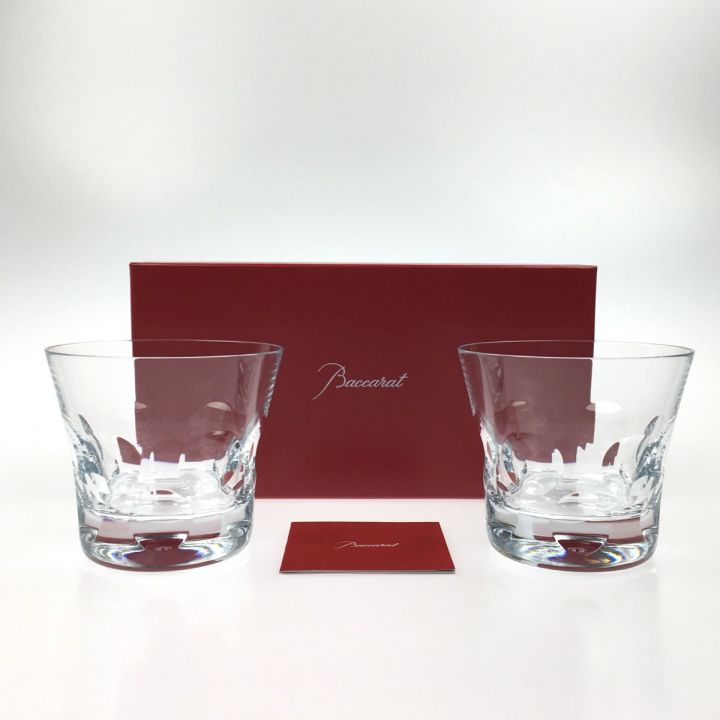 Baccarat バカラ ベルーガ ロックグラス タンブラー 2客セット ペア 2104387｜中古｜なんでもリサイクルビッグバン