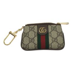 ▽▽ GUCCI グッチ キーケース GGスプリーム オフィディア 671722 ブラウン Sランク