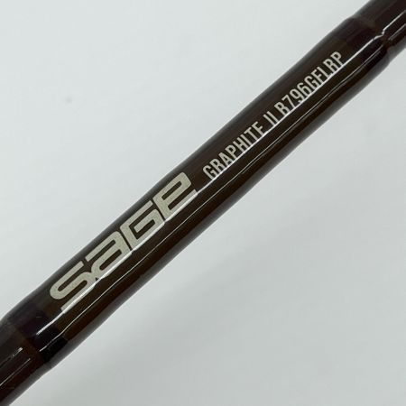 sage セージ フライロッド グラファイトII B796GFLRP ケース付キャップ欠品 2p