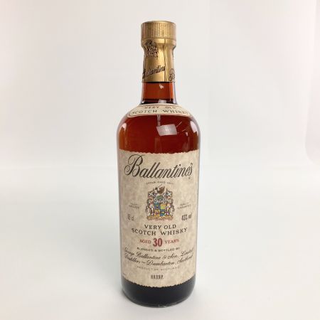  Ballantine's バランタイン 30年 スコッチウィスキー 750ml  43％ 旧ボトル 箱無 未開栓